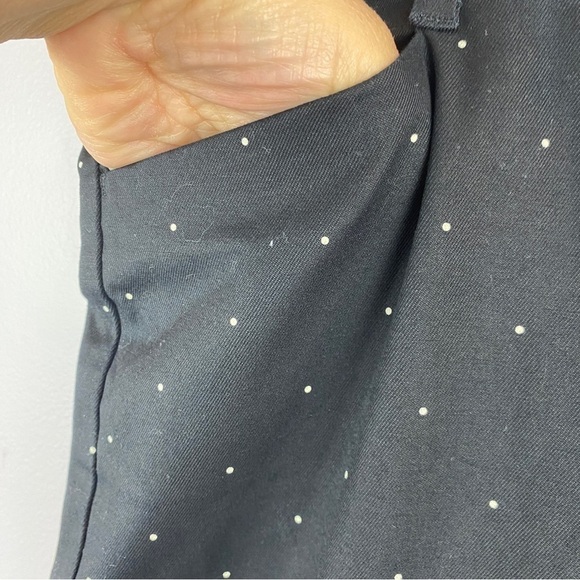GAP Black White Polka Dot Slim City Pants Size 16 NWT - Picture 8 of 12
